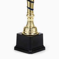 Кубок 139C, наградная фигура, золото, подставка пластик, 29.5&times;13&times;7.5 см