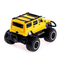 Джип радиоуправляемый &laquo;Хамер&raquo;, работает от батареек, цвет жёлтый