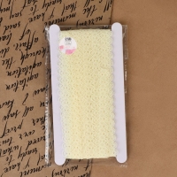 Кружево капроновое, 15 мм &times; 10 &plusmn; 1 м, цвет молочный