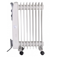 Масляный обогреватель "Ресанта" ОМ-9Н, 2000 Вт, 9 секций, 20 м&sup2;, белый