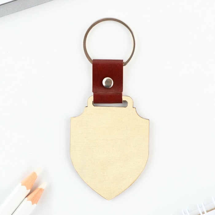 Брелок для ключей деревянный &laquo;Лев&raquo;, 7 х 4,2 см