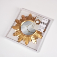 Зеркало настенное «Яркость», d зеркальной поверхности 11 см, цвет «состаренное золото» Зеркало настенное «Яркость», d зеркальной поверхности 11 см, цвет «состаренное золото»