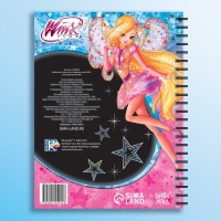 Набор для творчества &laquo;Гравюры&raquo;, голографический фон, 8 гравюр, феи Winx