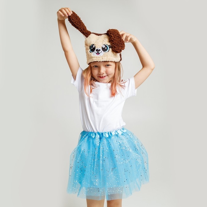 Карнавальная шапочка &laquo;Весёлые зверята: собачка&raquo;, р. 52&ndash;54