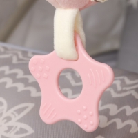 Подвеска с вибрацией &laquo;Милая зайка&raquo;, прорезыватель, на кроватку, коляску, Крошка Я