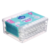 Ватные палочки "Солнце и луна" для детей с ограничителем, 60 шт.