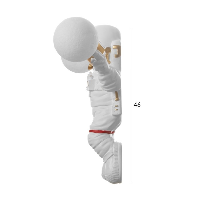 Бра Бра "Космонавт" 2хG9 белый 35х30 см