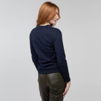 Свитшот женский, цвет темно-синий, размер 44 (м) Свитшот женский, цвет темно-синий, размер 44 (м)