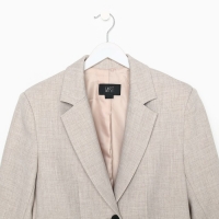 Пиджак женский с боковыми разрезами MIST размер 40-42, цвет бежевый Пиджак женский с боковыми разрезами MIST размер 40-42, цвет бежевый