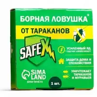 Средство от тараканов SAFEX Борная ловушка, 1 шт.