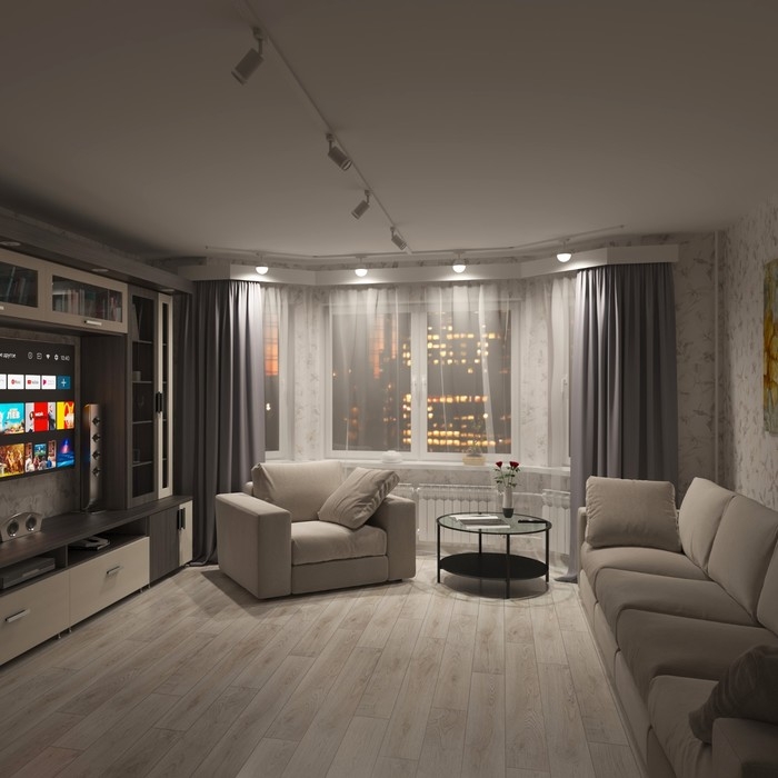 Светильник трек-й ARTLINE повор-й шар 100x100x75mm GX53 230В пластик 4м&sup2; бел 59925 2 Ritter