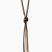 Бусы 2 нити &laquo;Трансформер&raquo; (несколько способов носки), цвет чёрно-золотой, 118 см