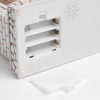 Фигура светодиодная &laquo;Чудесный камин&raquo;, 26х10х18 см, музыка, батарейки ААх3 (не вкомплекте), USB, свечение тёплое белое