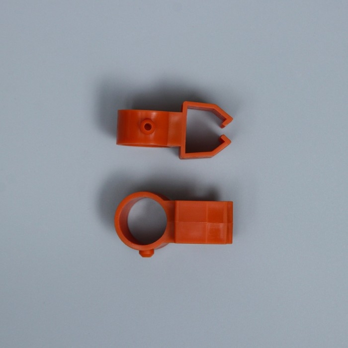 Карниз двухрядный, ширина 180 см, d=28 мм, пластиковые элементы, цвет черешня