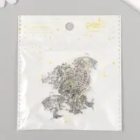 Металлический элемент, декоративная подвеска &laquo;Арт Узор. Древо семьи&raquo;, 2.4&times;2.5 см