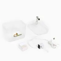 Фонтан для кошек и собак 1,5 л, 16,5 х 13 х 12 см, евророзетка, прозрачный