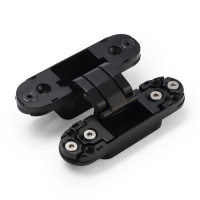 Петля скрытой установки LOCKLAND, 30х110 мм, с 3D-регулированием, цвет черный