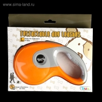 Рулетка DIIL, 5 м, до 40 кг, лента, прорезиненная ручка, оранжевая с серым