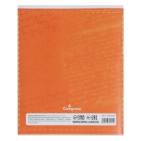 Тетрадь 48 листов в клетку, Calligrata &laquo;Орнамент&raquo;, серые листы, МИКС