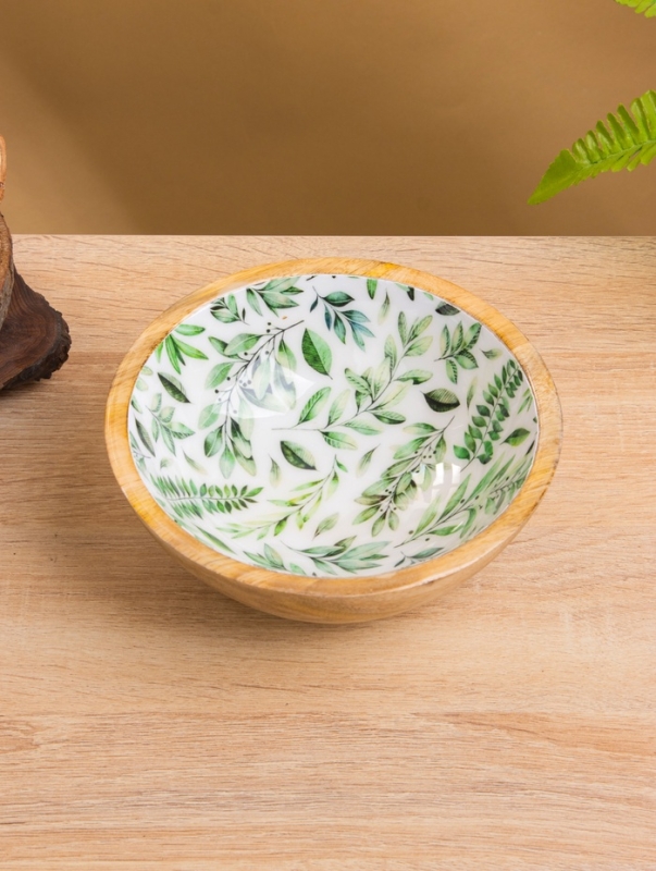 Миска "Оливковая ветвь" дерево манго 17,5х17,5х6,5 см