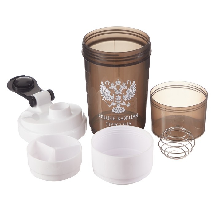 Шейкер "Мастер К" CrossFit Plus, "Очень важная персона" спортивный , 500 мл, 17х9.5 см