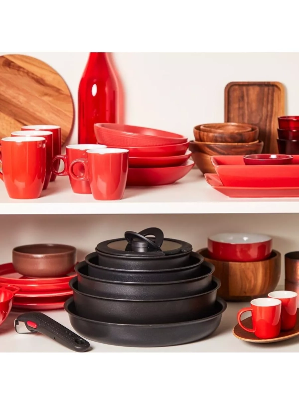 Набор посуды со съемной ручкой Ingenio Exception Noir