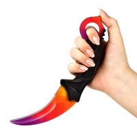 Деревянное оружие, детское сувенирное &laquo;Яркий&raquo;, автомат, пистолет, керамбит, набор 3 шт