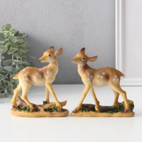 Сувенир полистоун "Оленёнок" МИКС 13х4,7х14 см