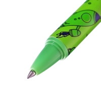 Ручка гелевая 0.5 мм, со стираемыми чернилами, синяя, штрихкод на штуке, МИКС Космос Ручка гелевая 0.5 мм, со стираемыми чернилами, синяя, штрихкод на штуке, МИКС Космос