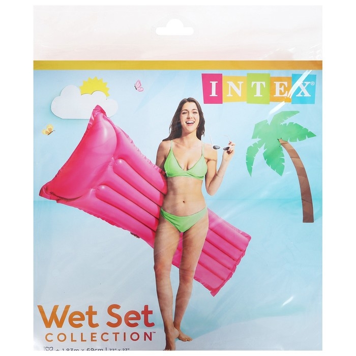 Матрас пляжный &laquo;Океан&raquo;, 183 х 69 см, цвет МИКС, 59703NP INTEX