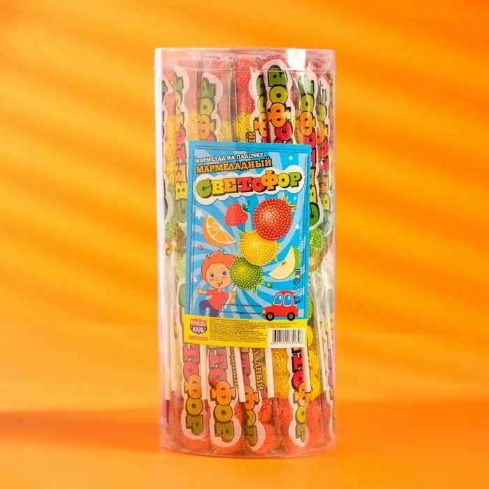 Мармелад на палочке &laquo;Мармеладный светофор&raquo;, 18 г