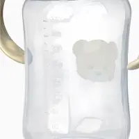 Поильник - непроливайка &laquo;Baby Bear&raquo; с силиконовым носиком, 270 мл., цвет бежевый Mum&Baby