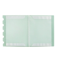 Нотная папка - 10 файлов 20 листов зеленая