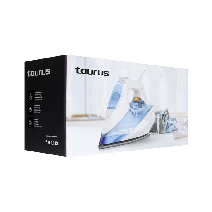 Утюг Taurus Agatha 2800, керамическая подошва, 2800 Вт, бело-голубой Утюг Taurus Agatha 2800, керамическая подошва, 2800 Вт, бело-голубой