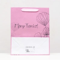 Пакет ламинированный &laquo;Many thanks&raquo; 26 x 32 x 12 см