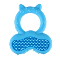 Прорезыватель силиконовый &laquo;Котик&raquo;, массажер, цвет МИКС, Крошка Я
