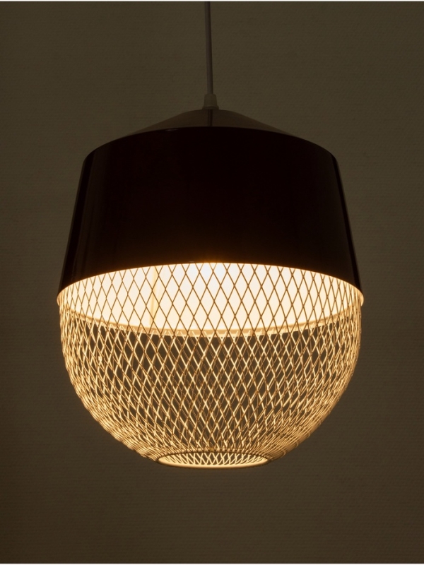 Светильник Lisa 1х40Вт Е27 бордовый  26х26х32см