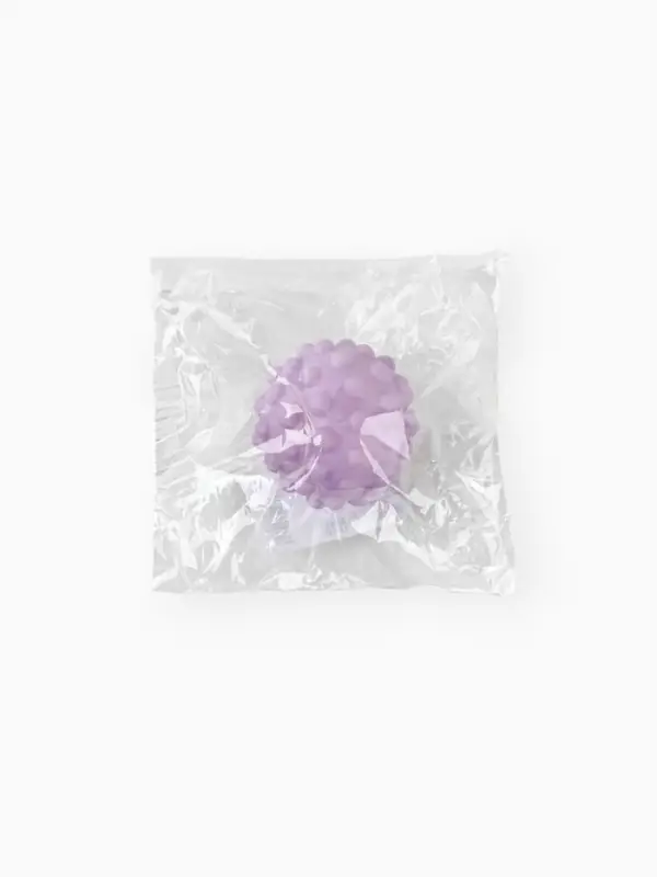 Игрушка пищащая "Мячик" для собак, 6,5 см, серая МИКС