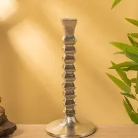 Подсвечник "Башня" алюминий 12х12х27 см