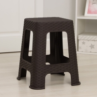 Табурет большой «Ротанг», 37×37×45 см, цвет коричневый Табурет большой «Ротанг», 37×37×45 см, цвет коричневый