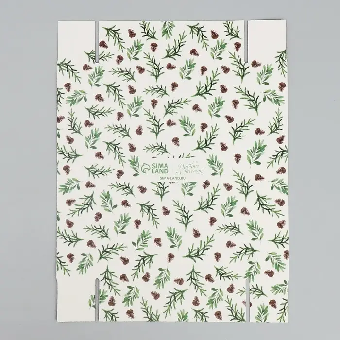 Коробка для макарун &laquo;Волшебного Нового года!&raquo;, тиснение на крышке, 18 х 12 х 3.5 см