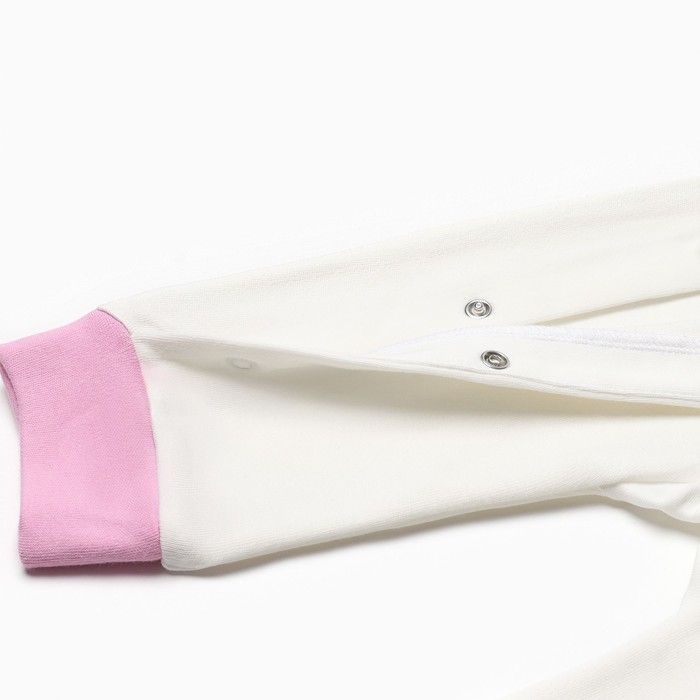 Комбинезон детский, цвет розовый, рост 62 см