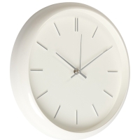 Часы настенные, интерьерные "Классика", d-30 см, со стеклом, белые