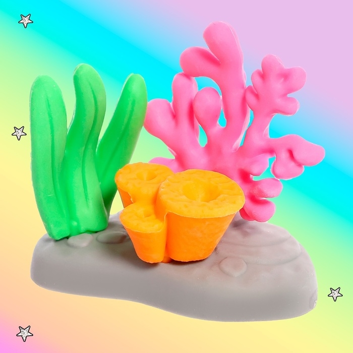 Игровой набор ластиков &laquo;Русалочка&raquo;, 4 шт., МИКС