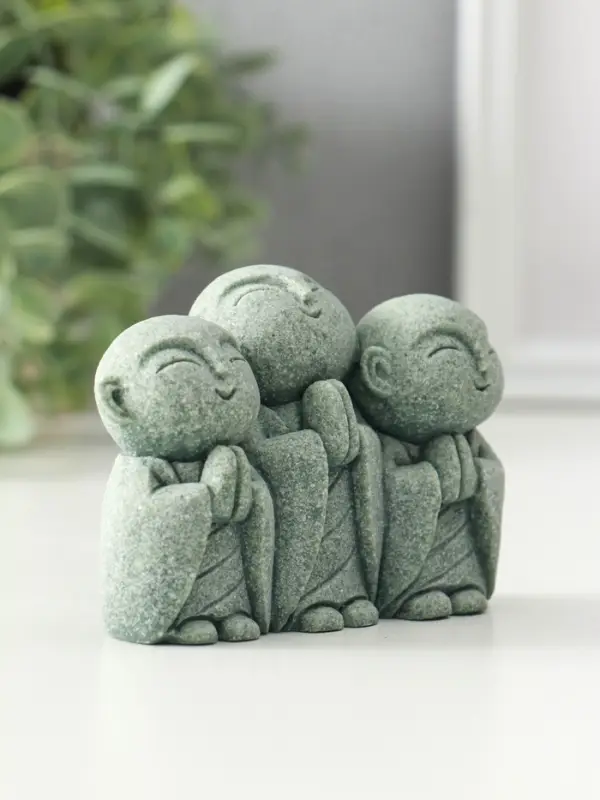 Сувенир песчаник "Статуя Дзидзо" 3,8х9,5х6,7 см