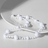 Бусы &laquo;Невесомость&raquo; шарики, цвет радужно-белый, 45 см