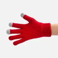 Перчатки сенсорные Spotti Senso, красные, размер L/XL