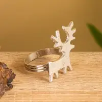 Кольцо для салфеток "Оленёнок" алюминий 5х4х5 см