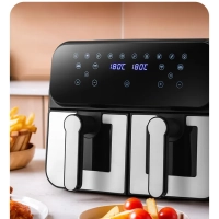 Аэрогриль электрический КТ-2269 - 9 л - 2400 Вт