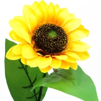 Штекер с подсветкой "Подсолнух" 15х5см/65см